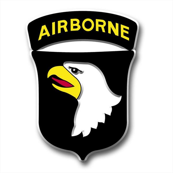 MIL123 101st Airborne Division Insignia Magnet